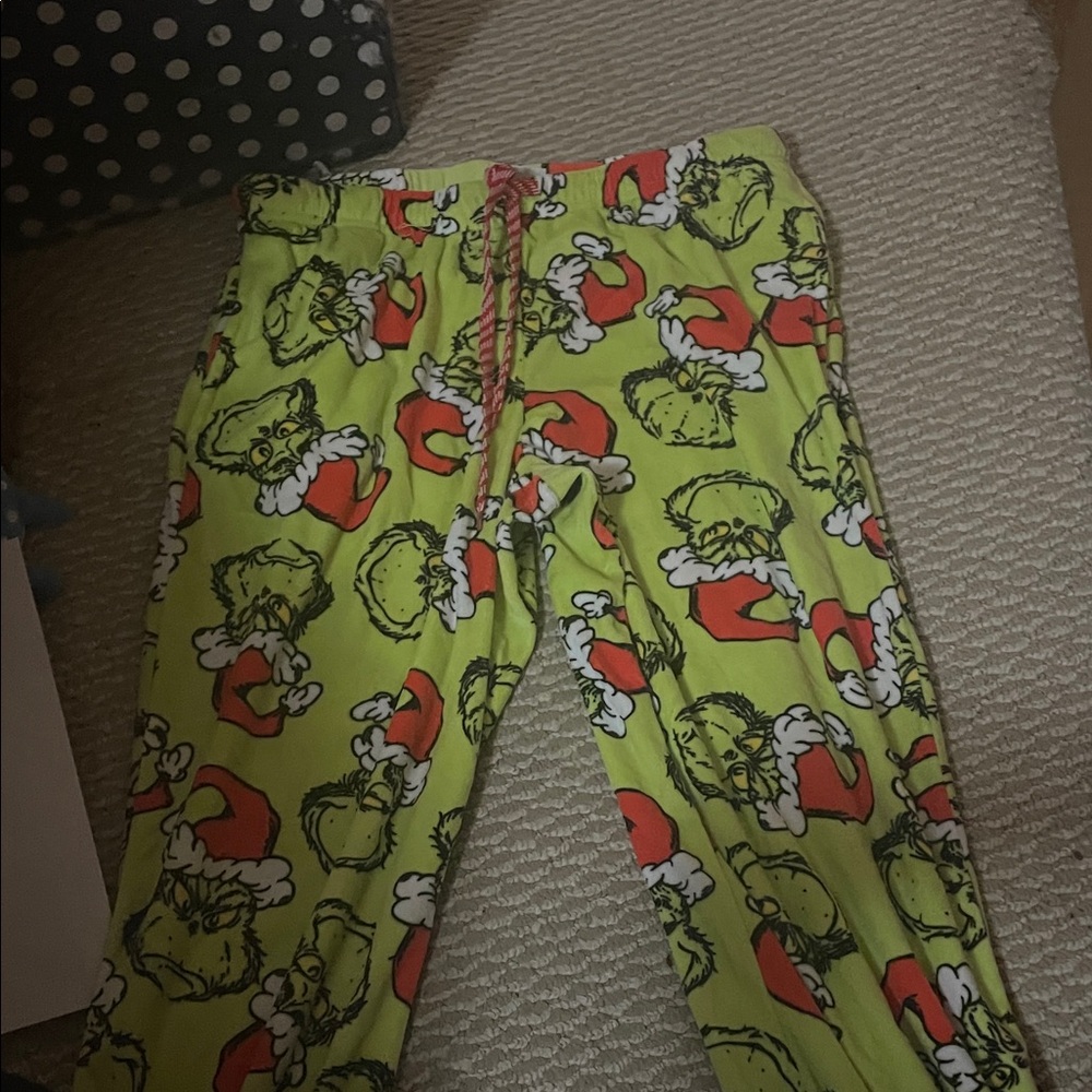 Grinch Pajama Pants - Green
